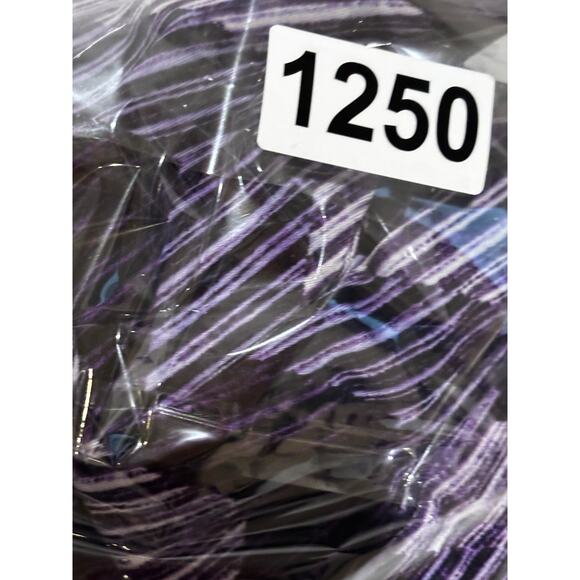 Emma Womens plus sz 1x Maxi Sheath Dress Purple Chevron Witchy‎ Whimsigoth work - Picture 9 of 9